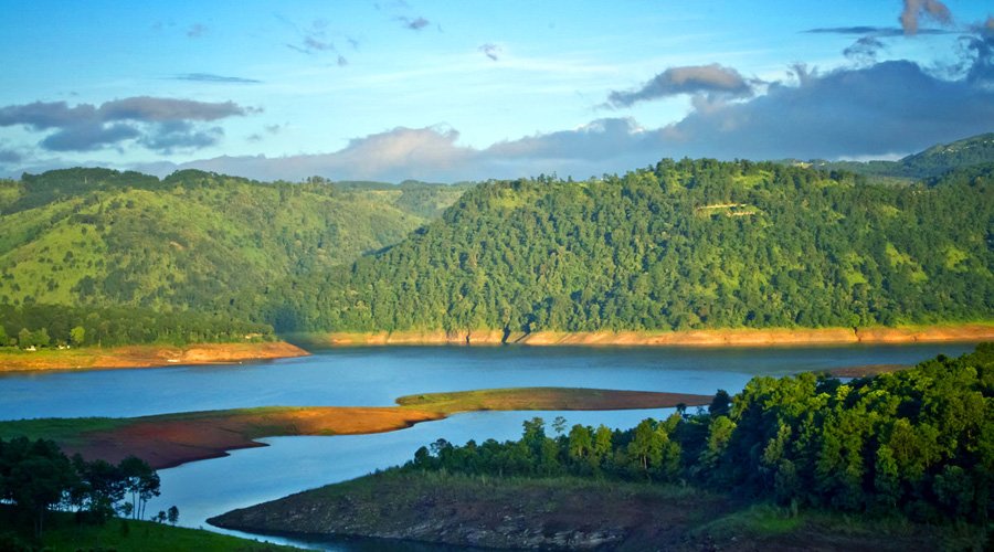 Barapani or Umiam Lake in Shillong, Meghalaya