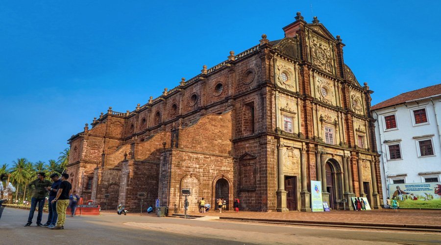 Basilica of Bom Jesus or Borea Jezuchi Bajilika, Old Goa, Goa, India