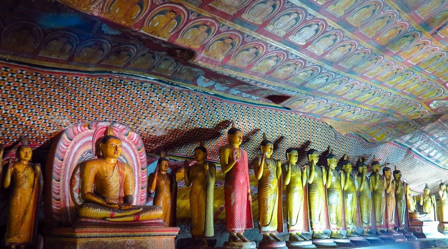 Dambulla Royal Cave Temple, Dambulla, Sri Lanka, Asia