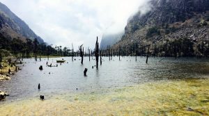 Sangestar Tso Lake (Madhuri Lake), Bum La Pass, Tawang, Arunachal Pradesh, India