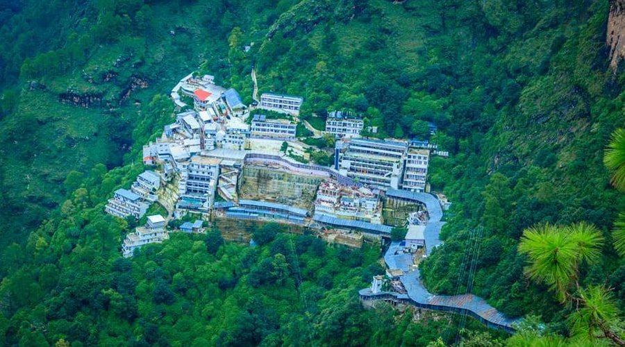 Bhavan View From Bhairav Nath, Vaishno Devi Yatra, Katra, Jammu and Kashmir, India