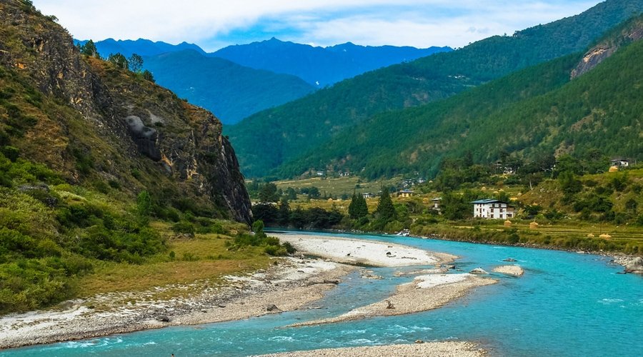 River @ Bhutan, Asia