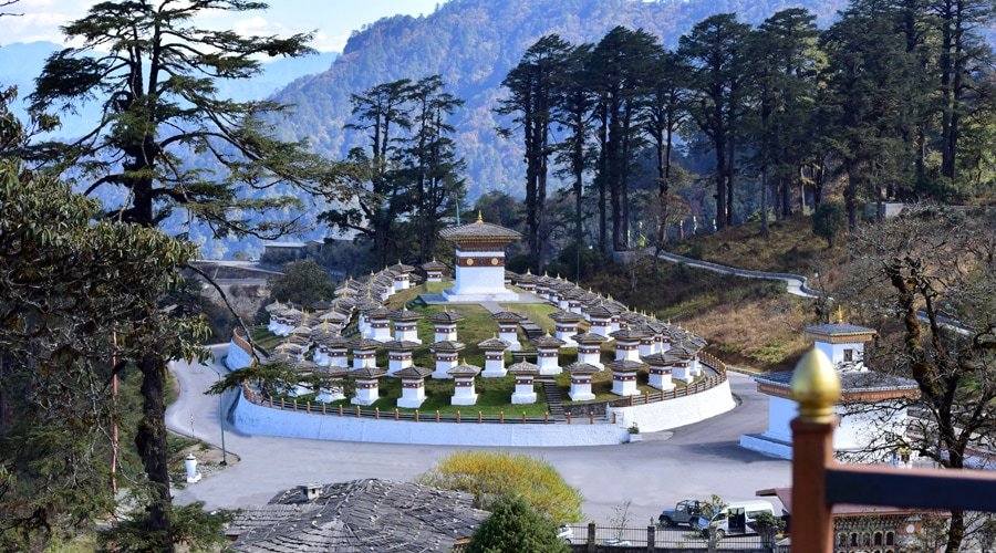 Dochula Pass, Thimpu to Punakha, Bhutan, Aisa