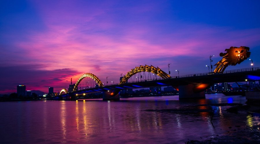 Dragon Bridge, Da Nang, Vietnam, Asia