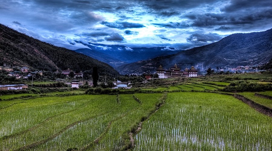 Tashichho Dzong Monastery, Thimphu, Bhutan, Asia