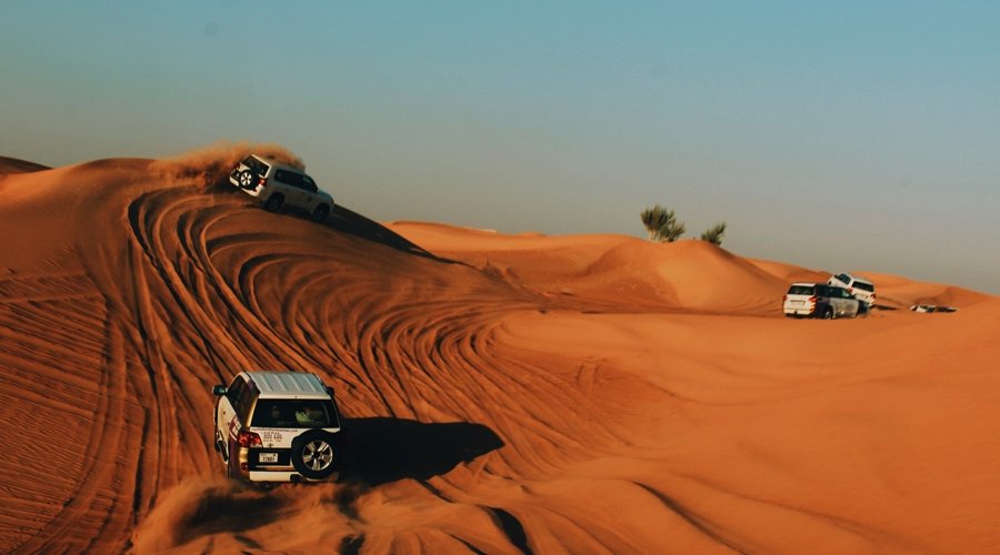 Desert Safari, Al Qudra Desert, Dubai, United Arab Emirates, Middle East