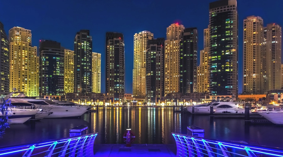 Dubai Marina, Dubai, United Arab Emirates, Middle East