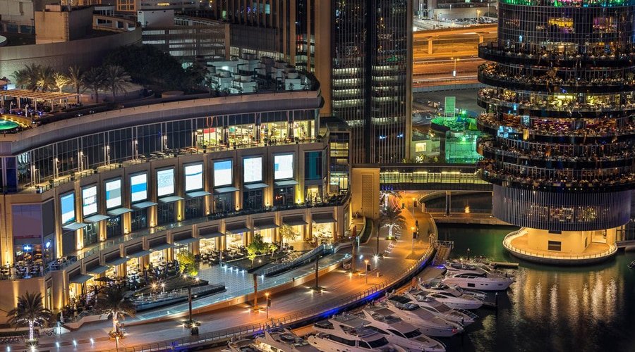 Dubai Marina Mall, Dubai, United Arab Emirates, Middle East