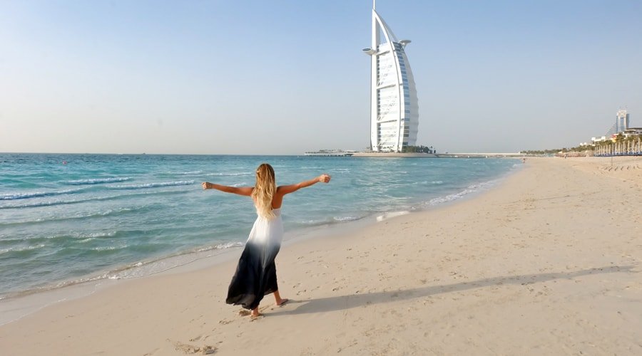 Romantic, Jumeirah Beach, Dubai, United Arab Emirates, Middle East