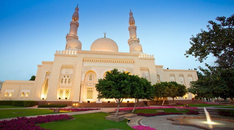 Jumeirah Mosque, Dubai, United Arab Emirates, Middle East