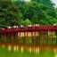 Ngoc Son Temple (Temple of the Jade Mountain), Hanoi, Vietnam, Asia