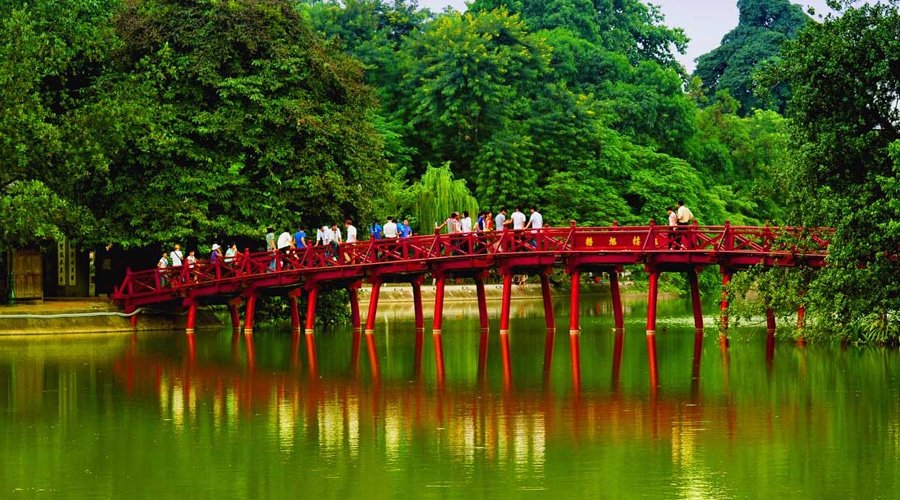 Ngoc Son Temple (Temple of the Jade Mountain), Hanoi, Vietnam, Asia