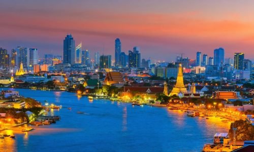 Skyline, Bangkok, Thailand, Asia