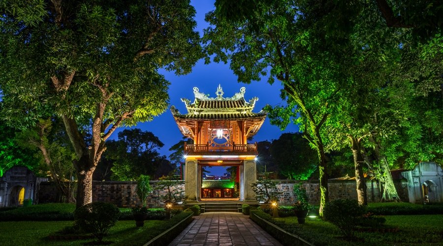 Temple of Literature, Hanoi, Vietnam, Asia