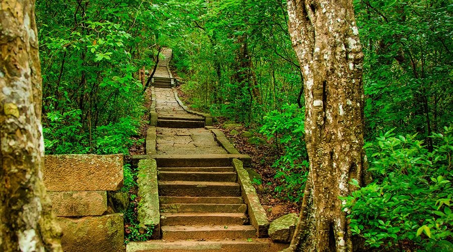 Ritigala Forest Monastery, Anuradhapura, Sri Lanka, Asia