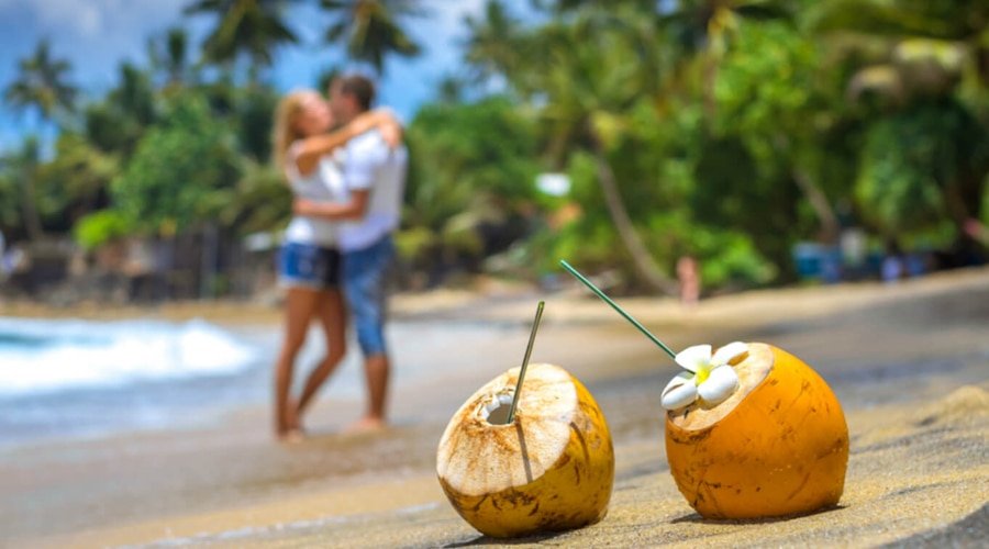 Romantic Bentota Beach, Sri Lanka, Asia