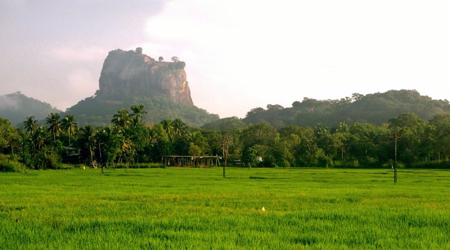 Sigiriya or Sinhagiri Rock, Sigiriya, Sri Lanka, Asia