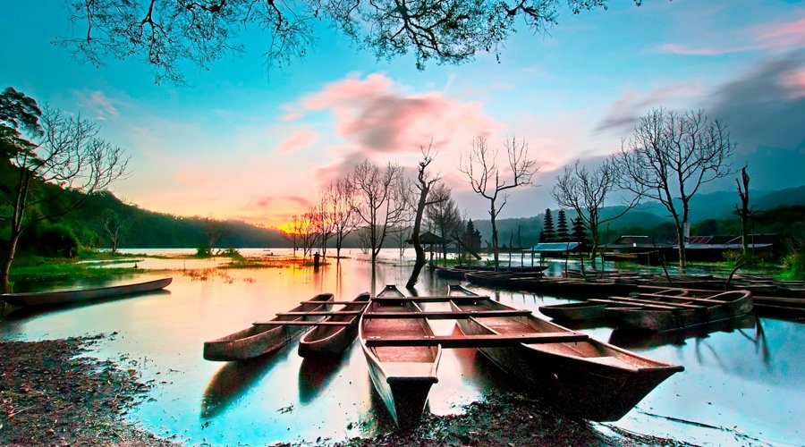 Objek Wisata Danau Tamblingan (Lake Tamblingan), Buleleng Regency, Bali, Indonesia, Asia