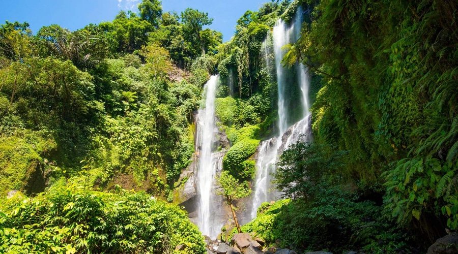 Sekumpul Waterfall, Singaraja, Bali, Indonesia, Asia