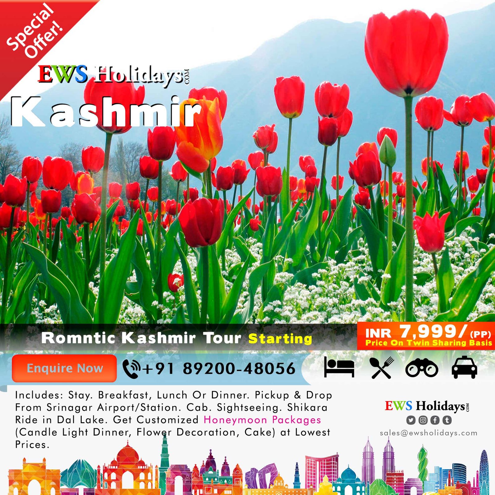 Kashmir Tour Starting @ 7,999